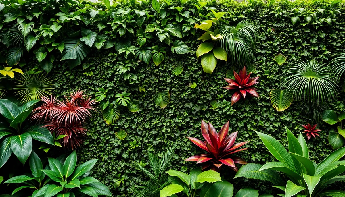 Picture of Colorful Floral Garden with Woody Plant and Vascular Flowers