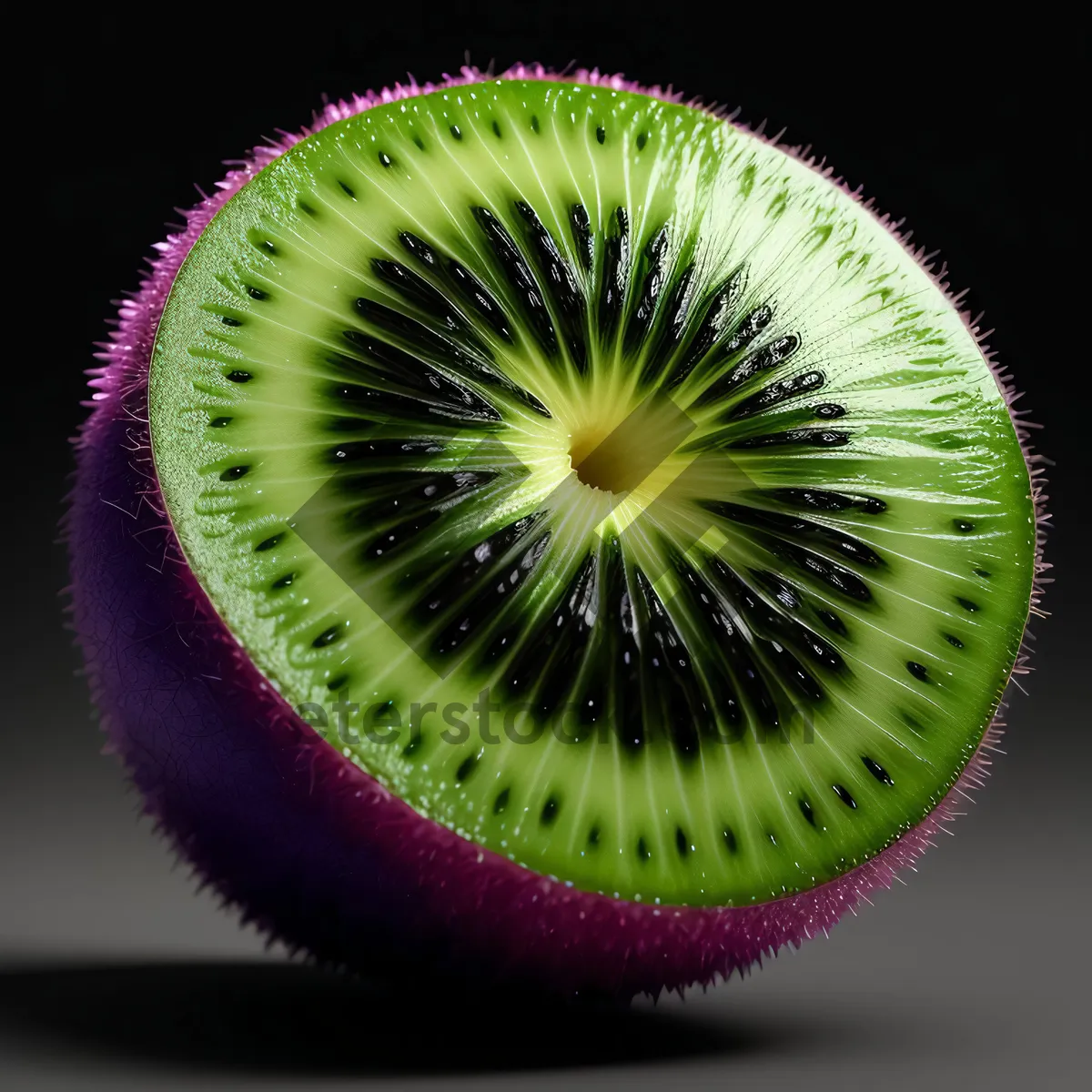 Picture of Juicy Kiwi Slice - Refreshing and Nutritious Tropical Fruit