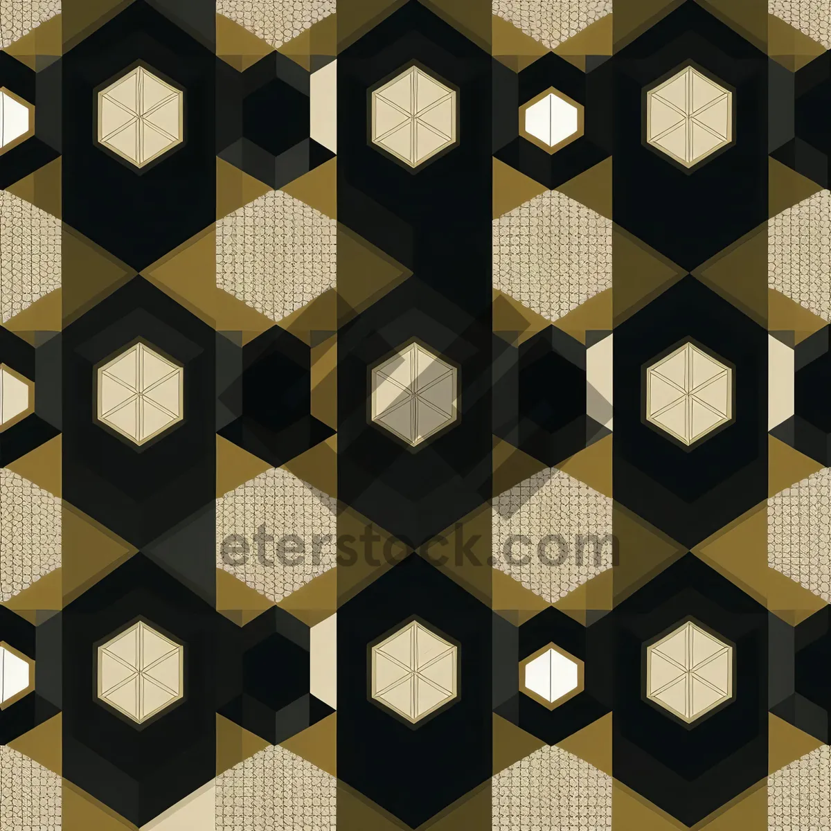 Picture of Modern geometric art deco wallpaper pattern design