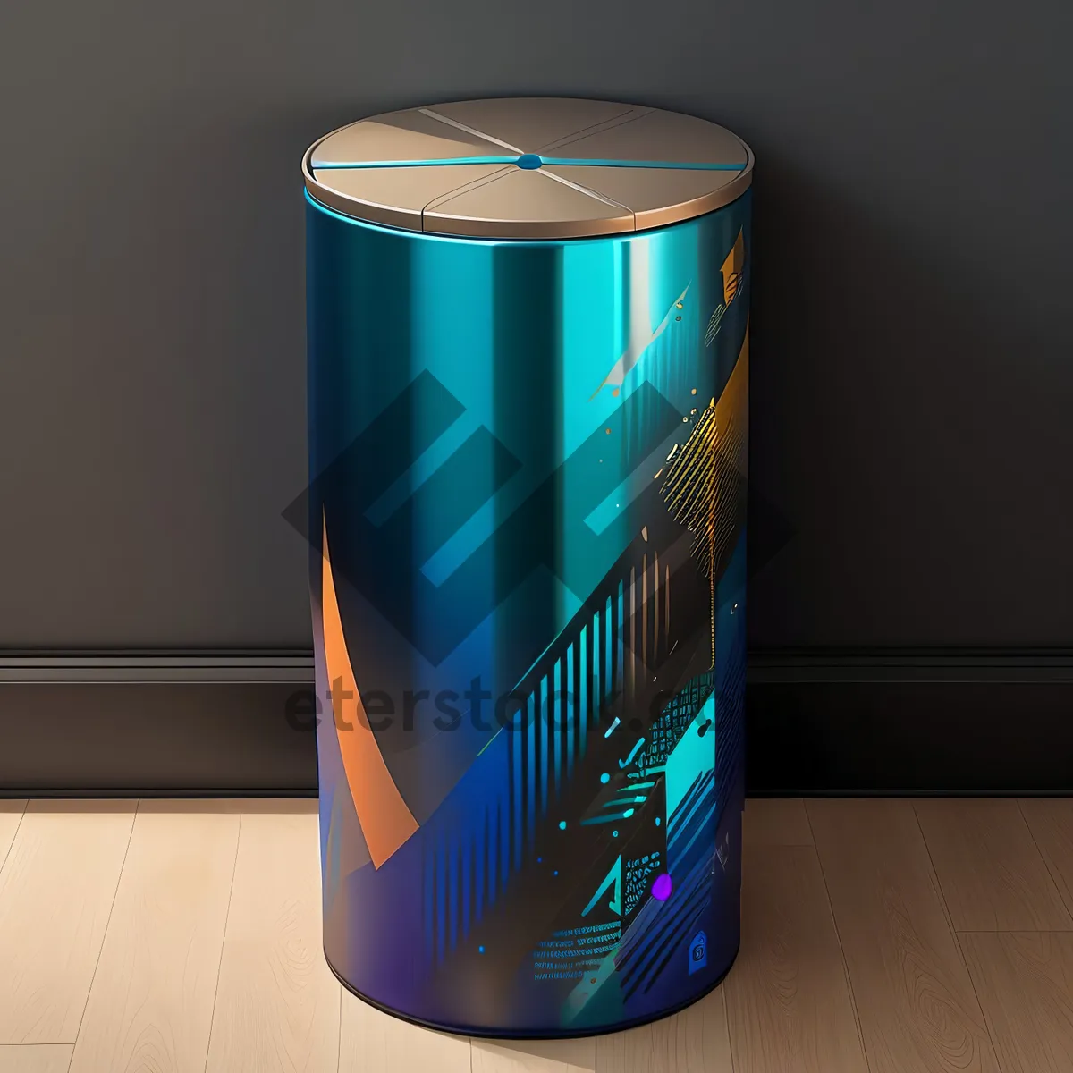 Picture of Reflective Glass Cup: Pop Drink Container Bin
