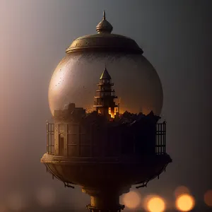 Golden Dome Tower: Majestic Religious Landmark