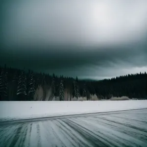 Winter Wonderland: Majestic Frozen Mountain Landscape