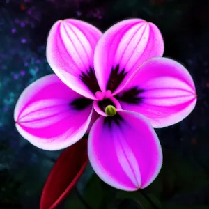 Vibrant Violet Wood Sorrel Blooming in Spring