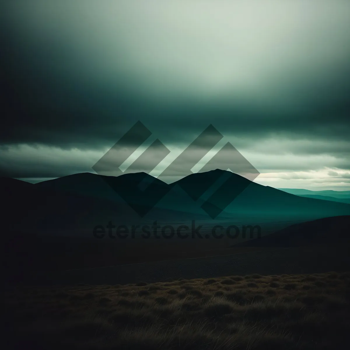 Picture of Sunset over Highland Mountains