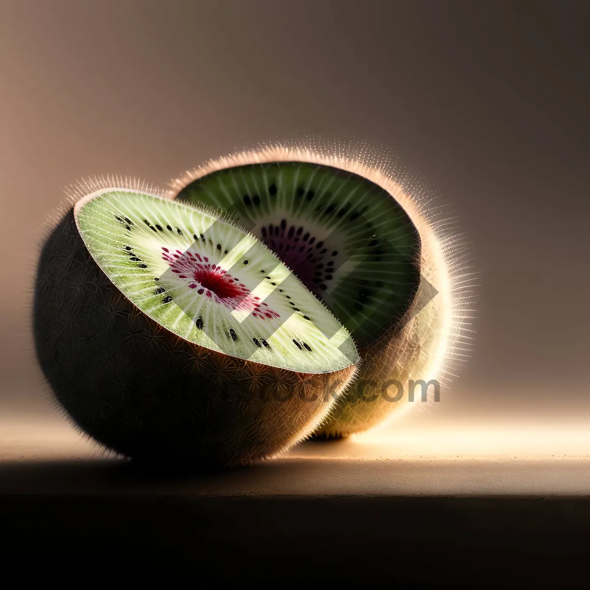 Picture of Juicy Kiwi Fruit Slice: Fresh and Healthy Tropical Snack