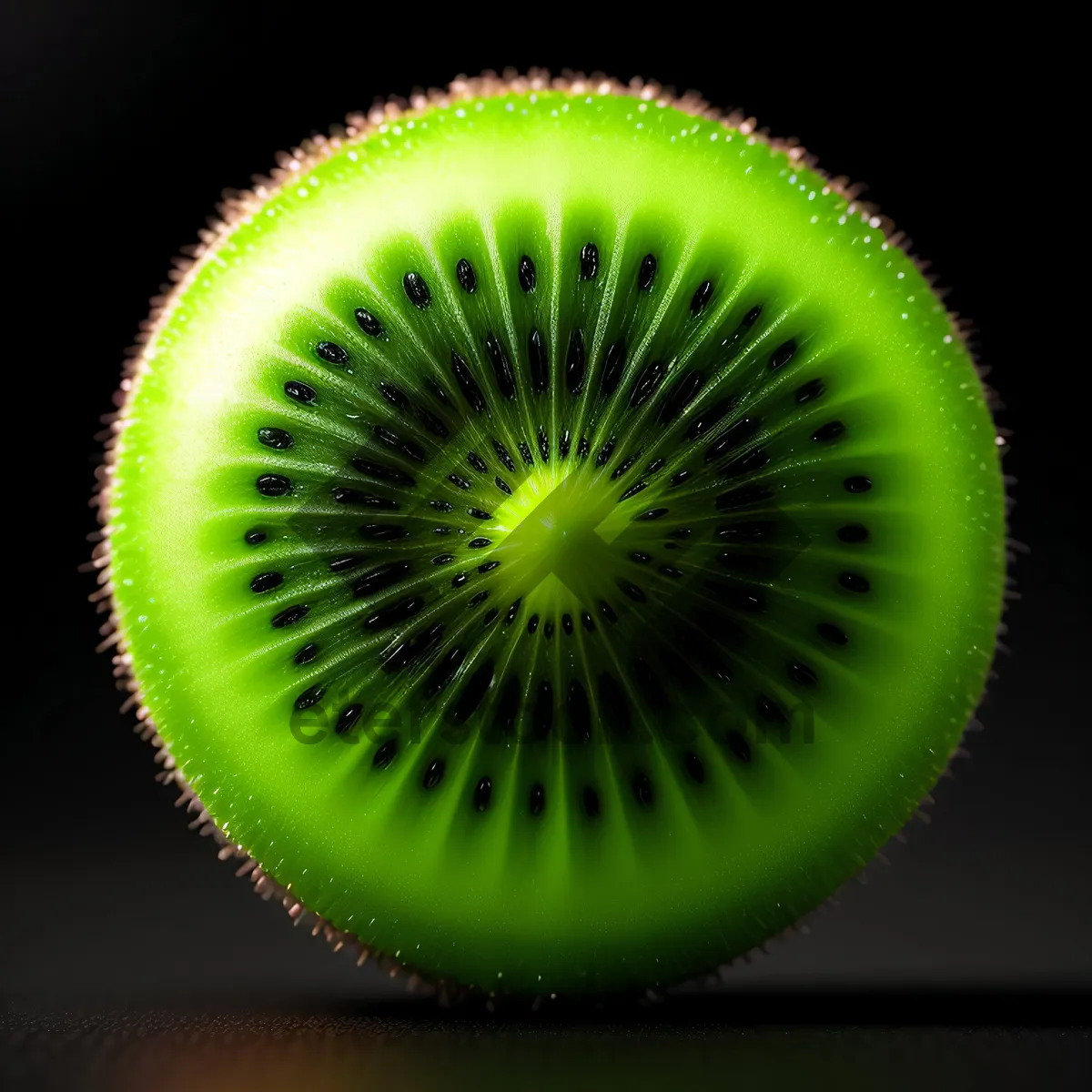 Picture of Juicy Kiwi Slice - Sweet and Refreshing Tropical Fruit