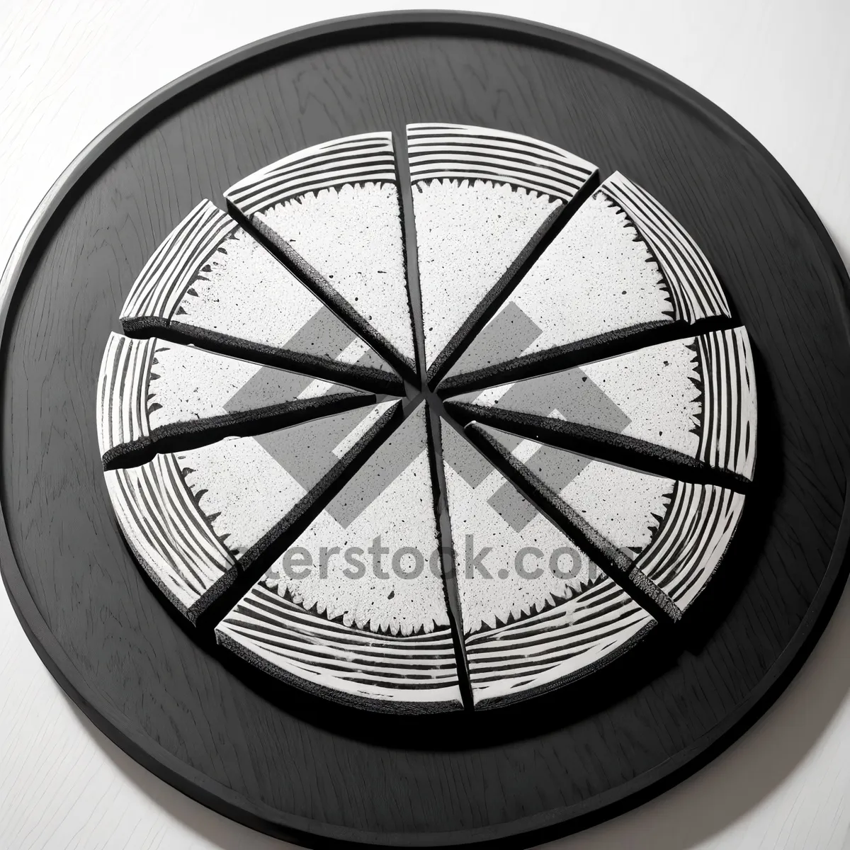 Picture of Vintage Compass on Wooden Wheel for Exploration