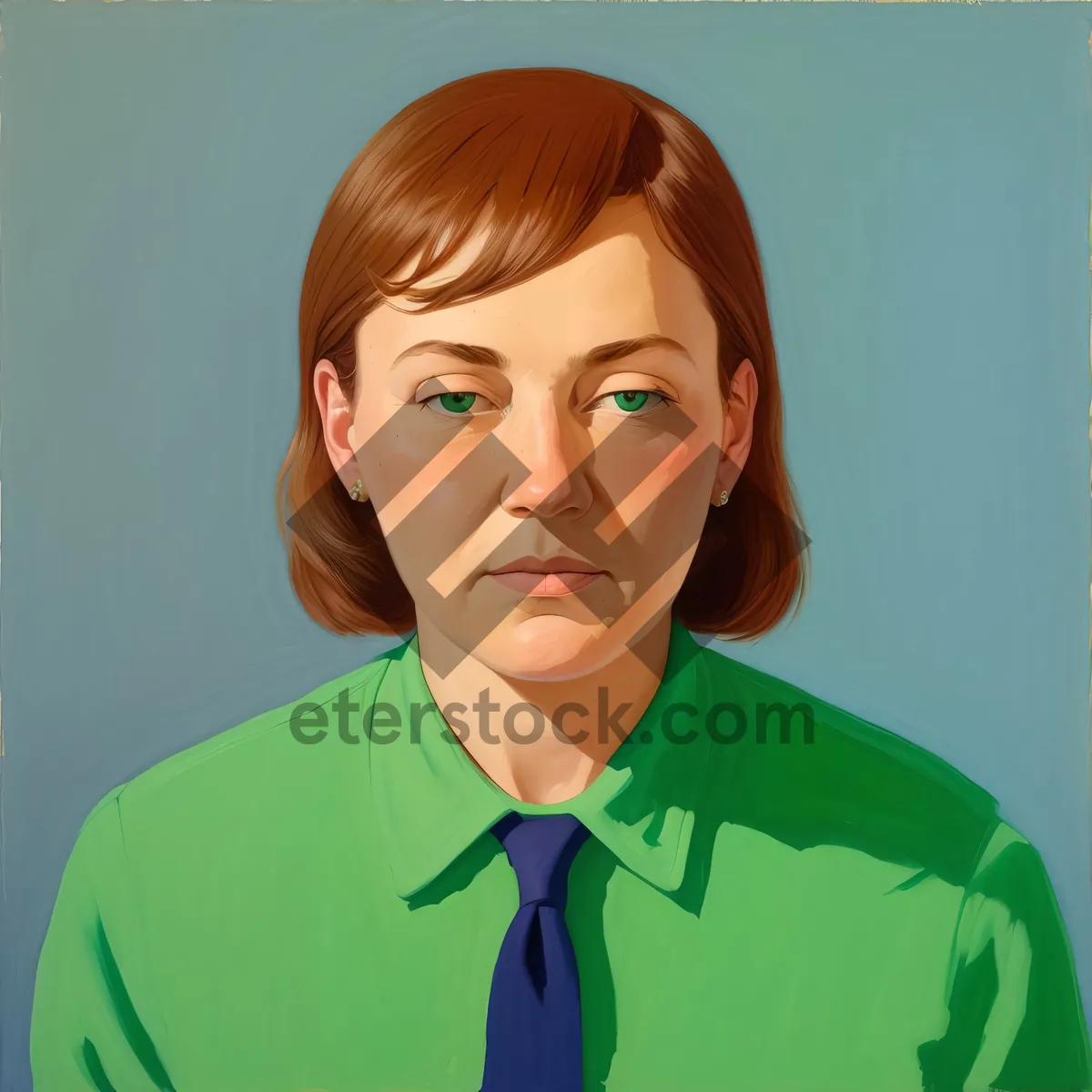 Picture of Medical Professional with Stethoscope in Hospital