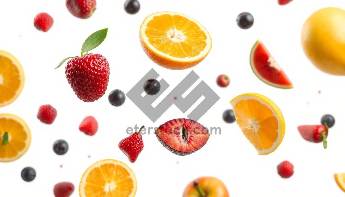 Picture of Healthy Citrus Fresh Fruit Salad with Lemon and Orange