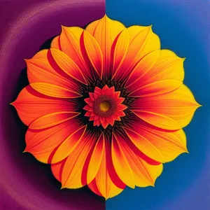 Vibrant Yellow Daisy Blossom in Full Bloom