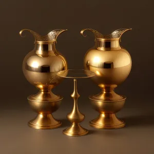 Strategic Chess Game with Silverware Pieces in Glass Container