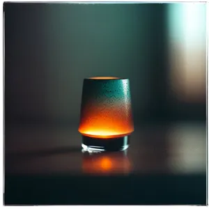 Golden Beverage Lampshade: Light up your party with this glowing liquid sconce.