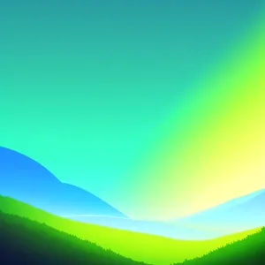 Vibrant Summer Sky Landscape