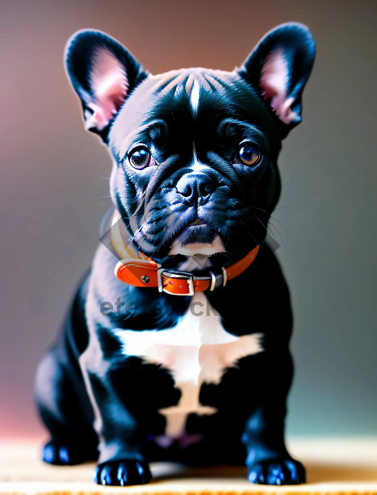 Picture of Boxer Bulldog in Restraint: Captivating Canine Portrait