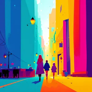 Patriotic Crowd Cheering at Nighttime Stadium