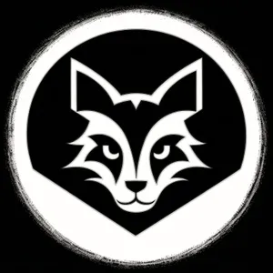 Round Black Button Icon - Yellow Design Symbol