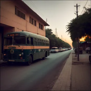 Urban Shuttle Bus: Convenient City Transportation