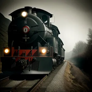 Vintage Steam Locomotive: Classic Iron Horse Travel