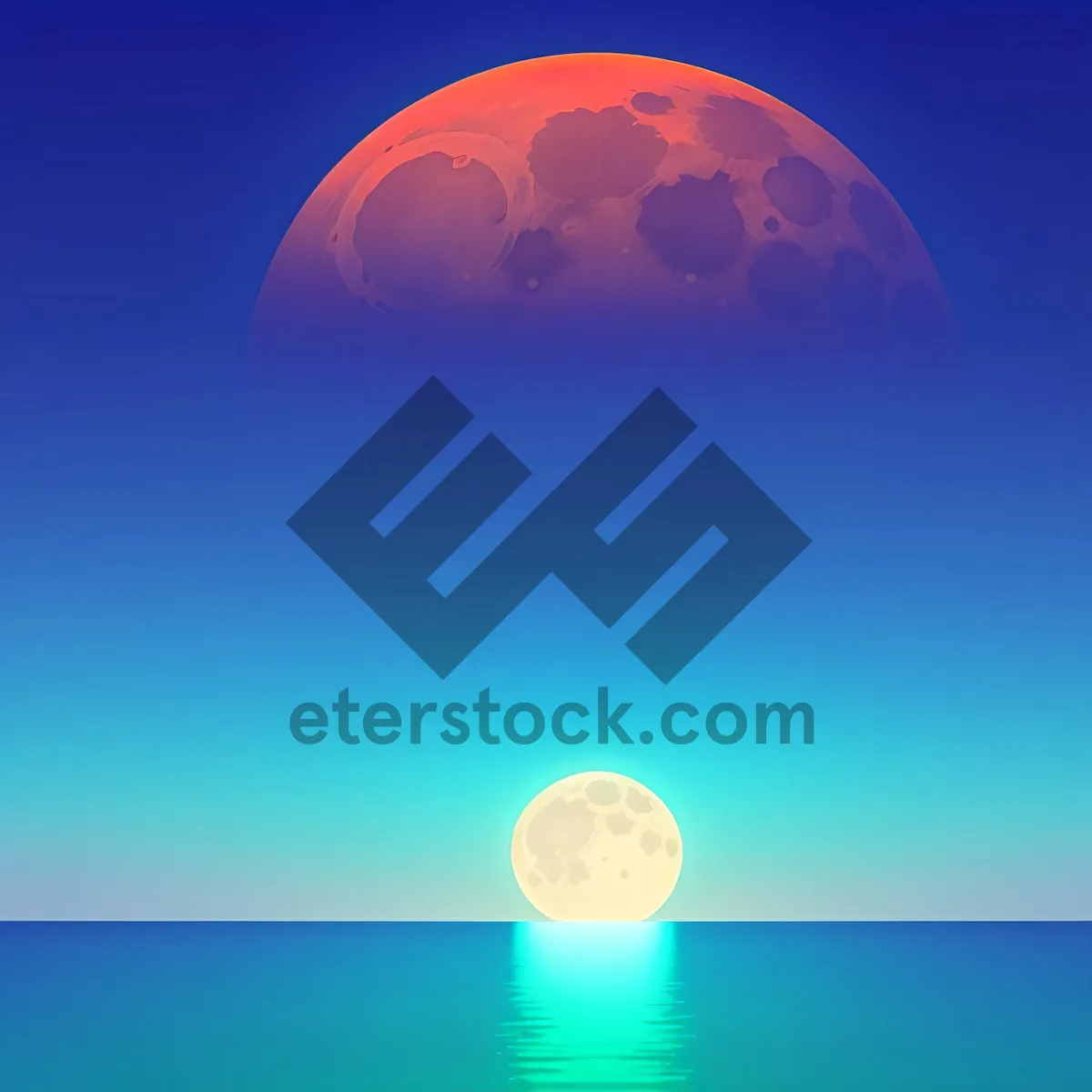 Picture of Bright Glowing Moon Globe Icon