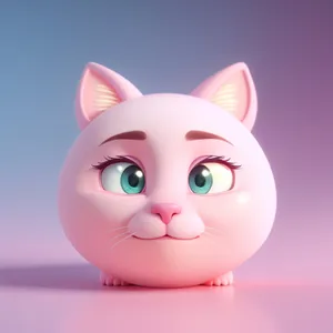 Pink Piggy Bank - Cute Money-Saving Bunny Piglet
