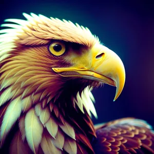 Eagle's Gaze: Majestic Wildlife in Close-up