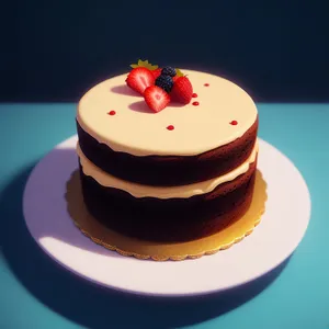 Delightful Creamy Chocolate Cupcake with Vanilla Icing