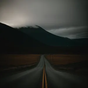 Mountain Tent on the Open Road