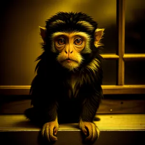 Wildlife Mammal with Cute Eyes - Monkey