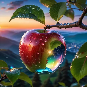 Fresh and Juicy Red Delicious Apple Harvest