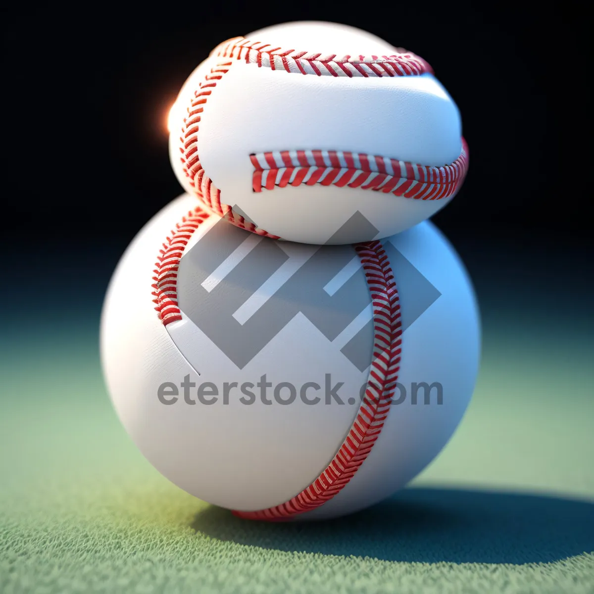 Picture of Baseball Equipment - Playful Leather Sphere for Sports Game