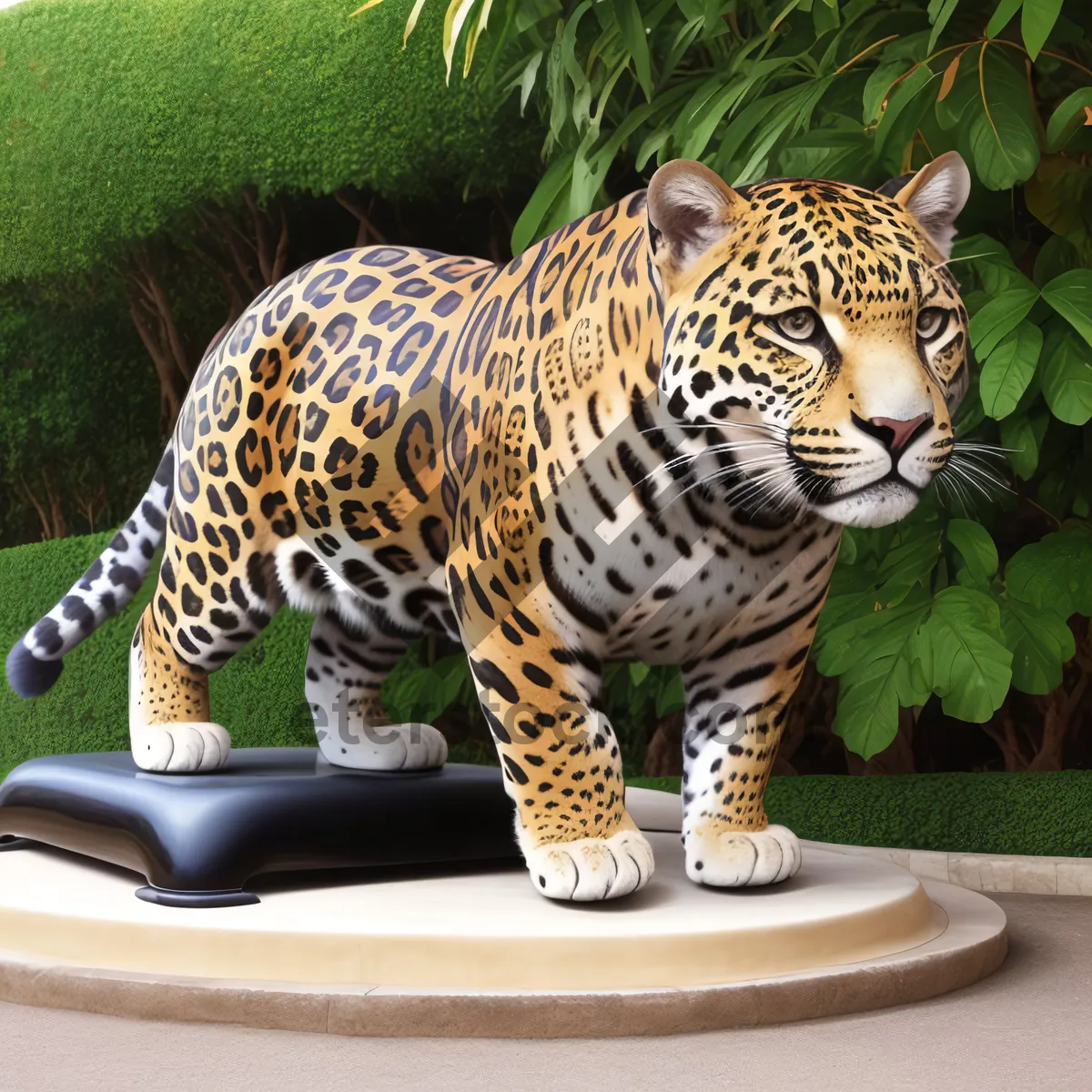 Picture of Jaguar in the Wild: Majestic Big Cat Hunting.