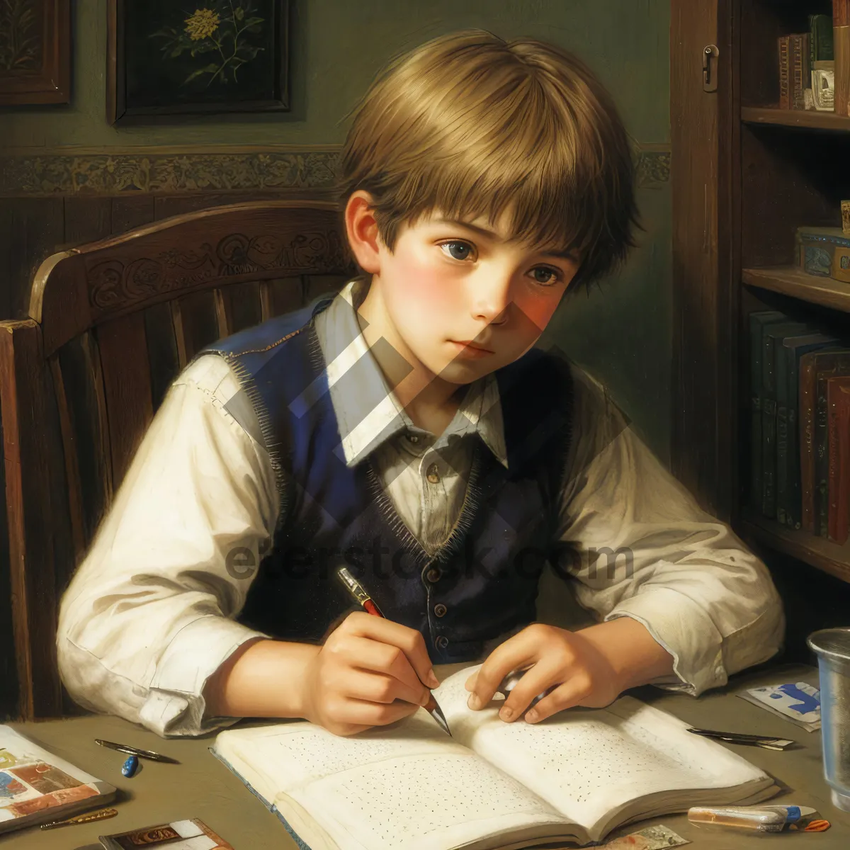 Picture of Happy Professional Team Meeting in Office