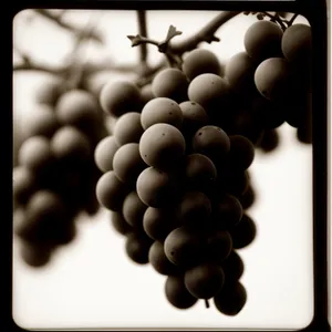 Sweet & Ripe Grape Bunch - Healthy Fruit!
