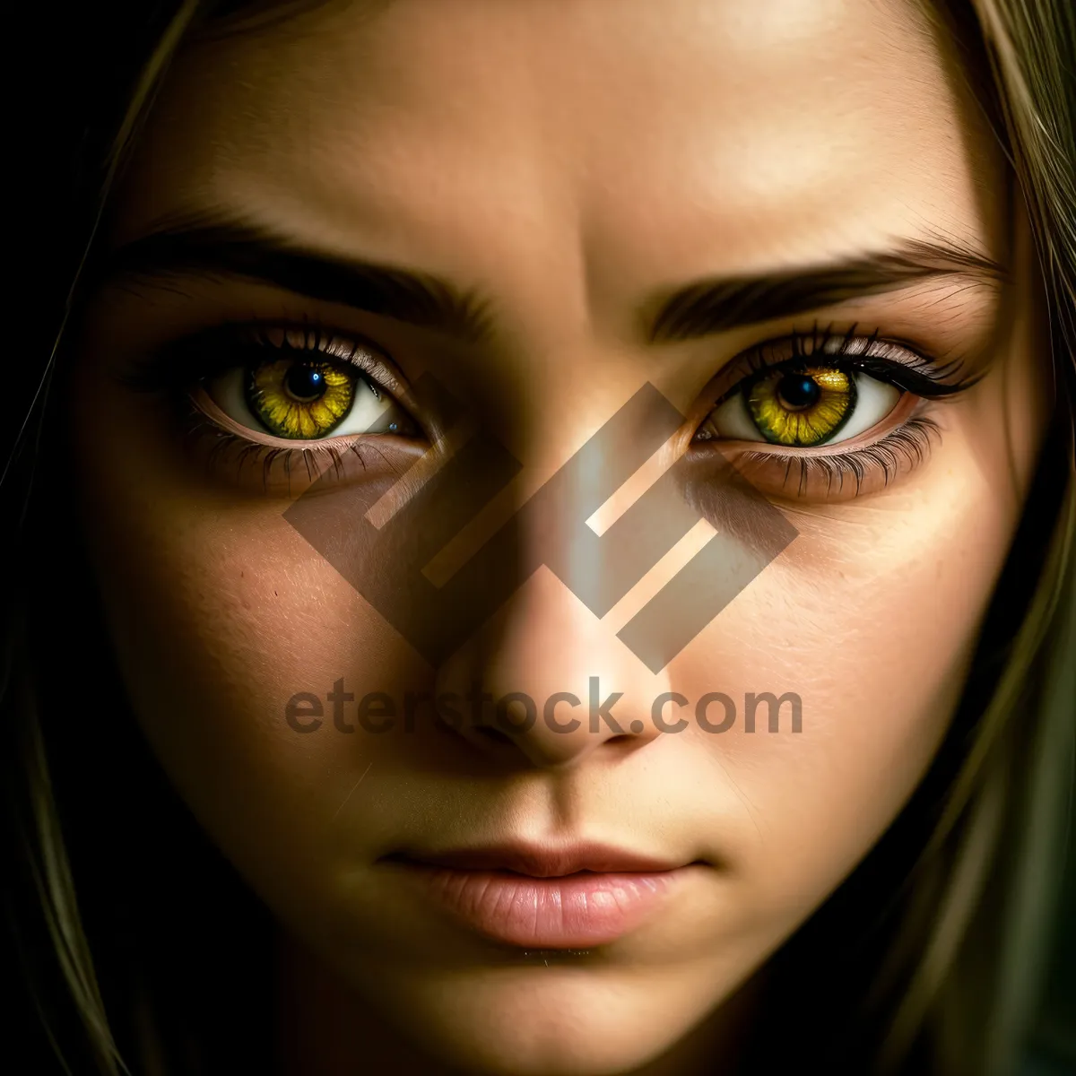 Picture of Flawless Brunette Beauty with Captivating Eyes