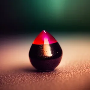 Flaming Candle with Colorful Crayon Glow