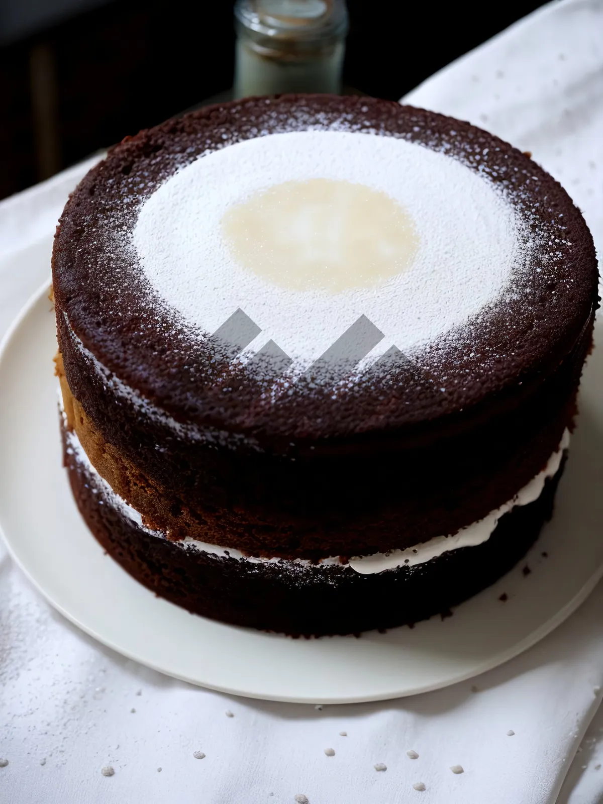 Picture of Scrumptious Chocolate Cappuccino Cake with Decadent Sauce