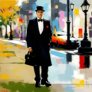 Successful Business Team in Corporate Attire