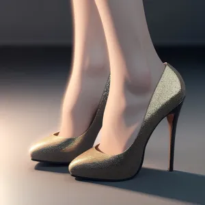 Sleek and Sexy High-Heeled Black Sandal
