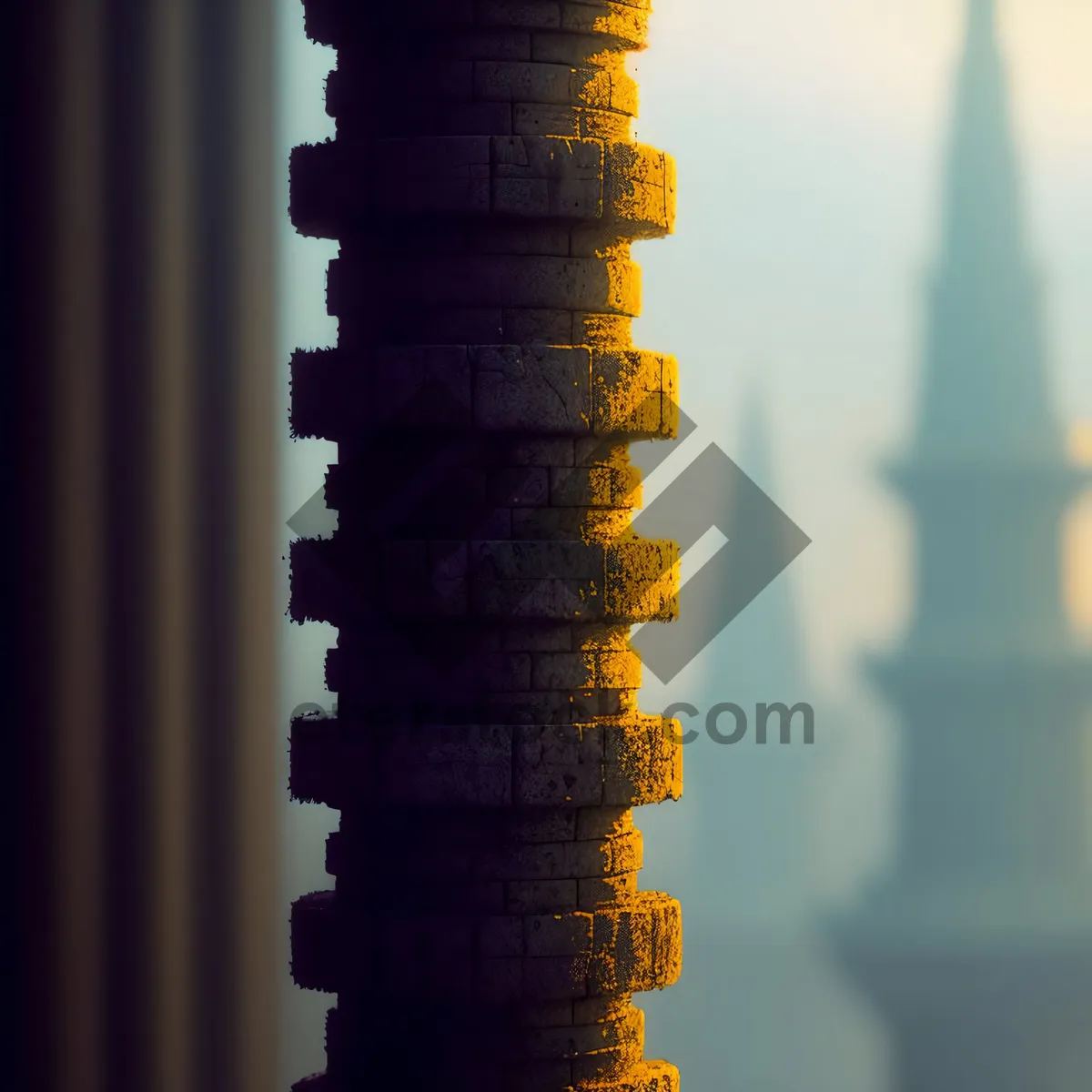 Picture of Metal Wealth: Stack of Coins with Screw Restraint