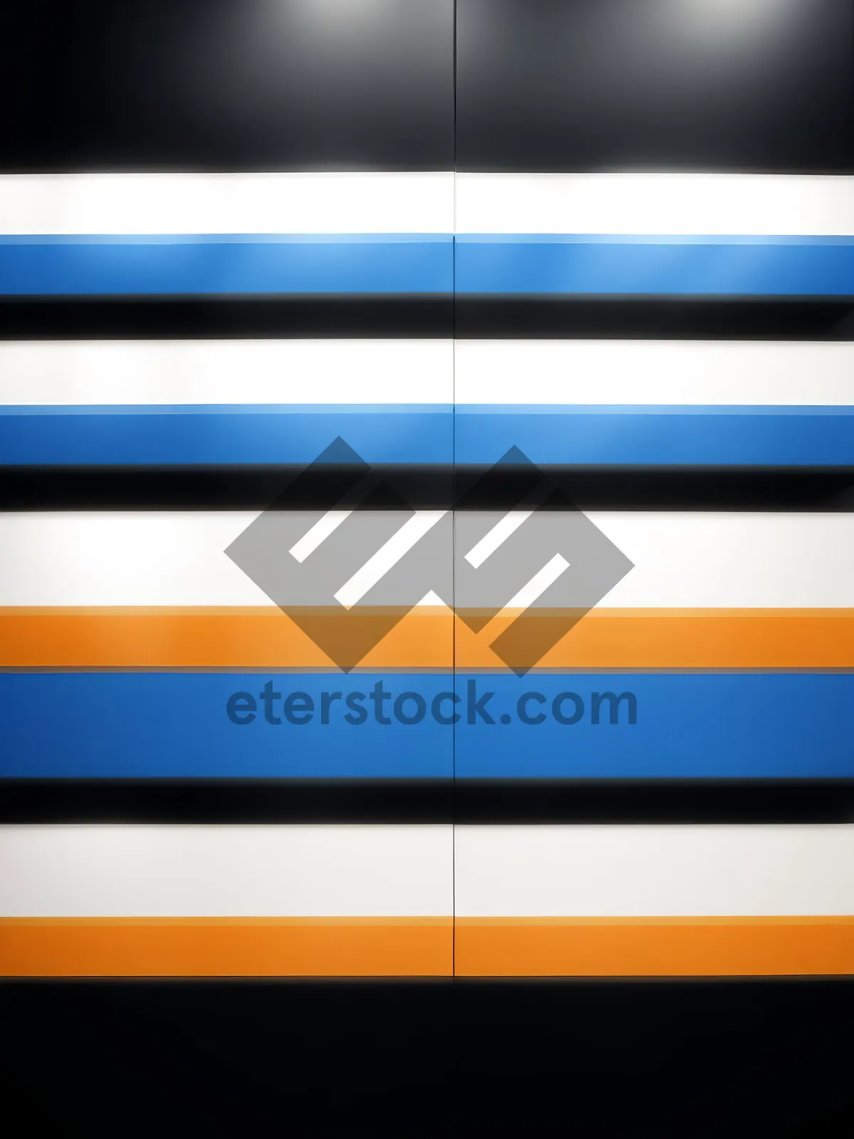 Picture of Vibrant Geometric Art Set: Black & Orange Gradient