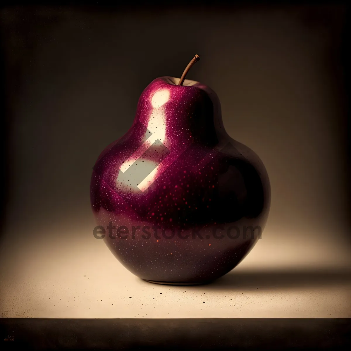 Picture of Fresh and Juicy Organic Purple Onion in Vase.