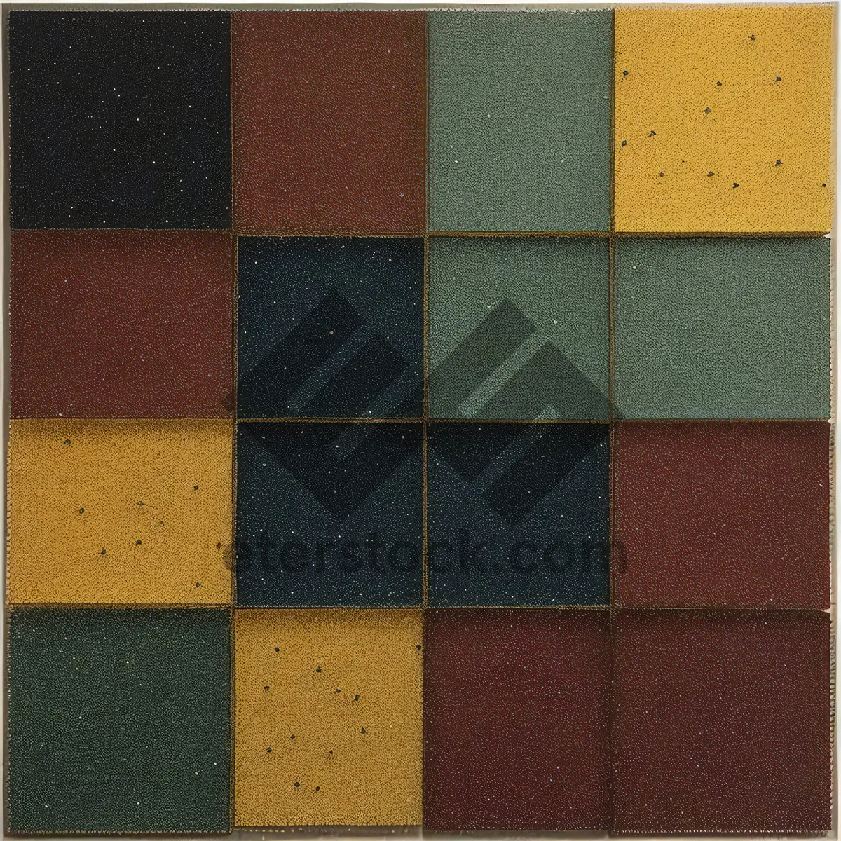 Picture of Retro Square Pattern Wallpaper Texture Design