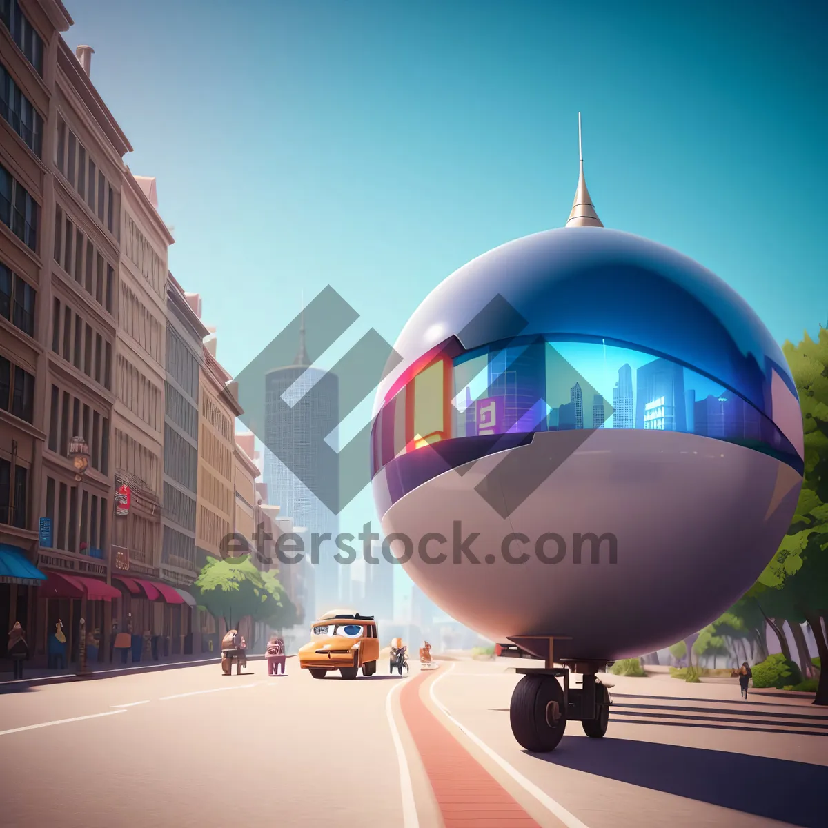 Picture of Airborne Sky Sphere in Flight