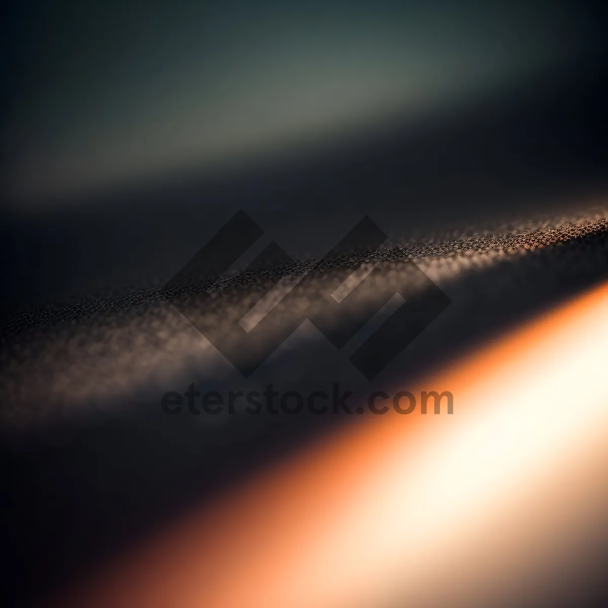 Picture of Glowing Fractal Laser Design on Dark Background