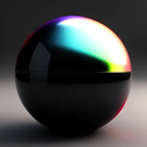 Shiny 3D Glass Sphere Icon
