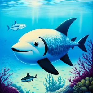 Underwater Fish Art - Serene Oceanic Beauty