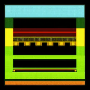 Digital Equipment: Black Oscilloscope with Graphic Equalizer