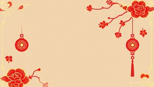 Floral Pattern Design Element for Grunge Card