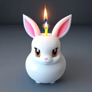 Adorable Bunny Cartoon Icon