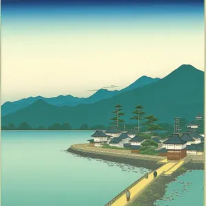 Serenity at Seaside: Coastal Harmony with Lush Skies
